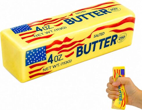 Slow Rising Butter Squishys, 2026 New Realistic Soft Butter Stick ,Butter Squishy Relief Fidget Toys,Slow Rebound Stress Relief Toy Gifts (2pcs) in Kuwait