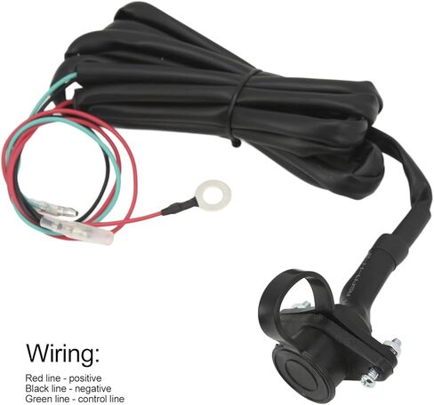 Winch Controller,3 Prong Winch Remote Controller Hand Held, 12V Manual Winch Control Handle, Plastic ATV Winch Controller with Female Plug and 9ft Cable for ATV UTV in Kuwait