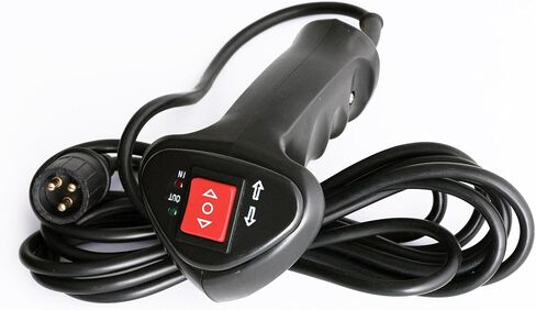 Hand Held Plug-in Wire Electric Winch Remote Controller with 11.48ft Connector Cable 3 Pin, Easy-Install Plug and Play for ATV, Car Off-Road Vehicle, Black in Kuwait