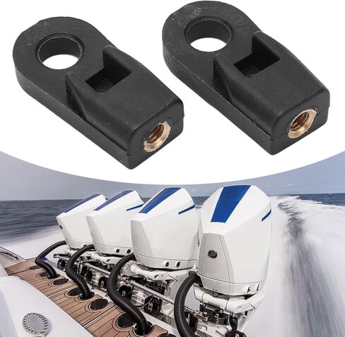 2Pcs Boat Throttle and Shift Control Throttle Cable Ends, OE67275-9560 Outboard Cable Ends Connector Replacement for Throttle and Shift Control Box Cable Connection in Kuwait