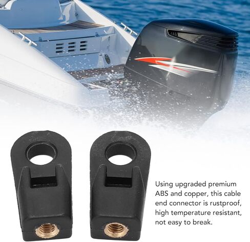 2Pcs Boat Throttle and Shift Control Throttle Cable Ends, OE67275-9560 Outboard Cable Ends Connector Replacement for Throttle and Shift Control Box Cable Connection in Kuwait