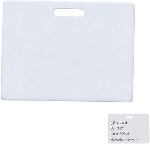 Dry Erase Nurse Badge Note Reusable Note Card Multicolor Erasable Badges Buddy with Lanyard Hole, Lightweight ID Card Badge Reel Notepad for Nurses Doctor in Kuwait