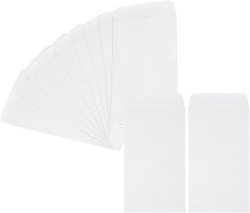 PATIKIL Money Envelope 6.5" x 3.5", 200Pcs Cash Envelopes Money Holder Bags Budgeting Saving Challenge Letter for Gift Coins Checks Tickets Jewelry Passport Card, Orange in Saudi Arabia