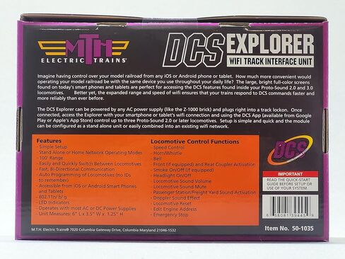 وحدة واجهة المسار MTH DCS Explorer WiFi لـ Proto 2/3 MTH50-1035 in Kuwait