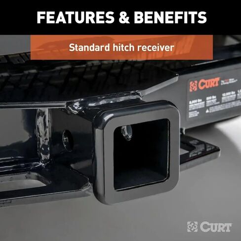 CURT Class 3 Trailer Hitch 2" Receiver with 4-Way Flat Output Custom Wiring Connector fits 2020-2025 Outback | Resists Rust, Chipping, & UV | Includes Installation Hardware and Rubber Dust Cover in Kuwait