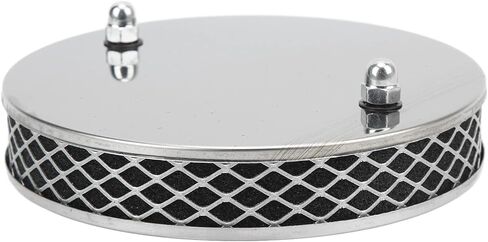 ZJchao Carburettor Round Air Filter, Pancake Air Filter Metal 14 X 3cm Cleaner Easy Installation for SU HS2 Carburettor in Kuwait