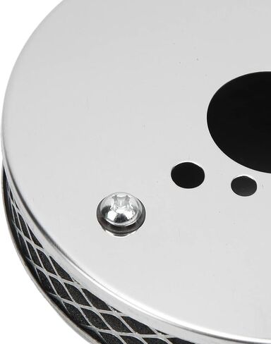 ZJchao Carburettor Round Air Filter, Pancake Air Filter Metal 14 X 3cm Cleaner Easy Installation for SU HS2 Carburettor in Kuwait