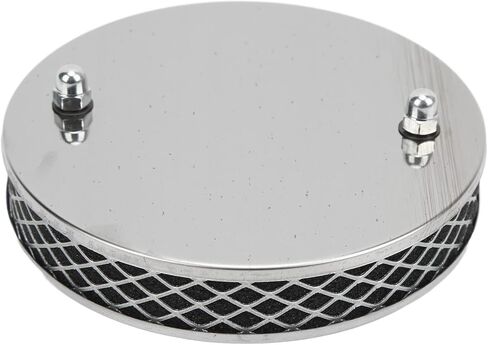 ZJchao Carburettor Round Air Filter, Pancake Air Filter Metal 14 X 3cm Cleaner Easy Installation for SU HS2 Carburettor in Kuwait