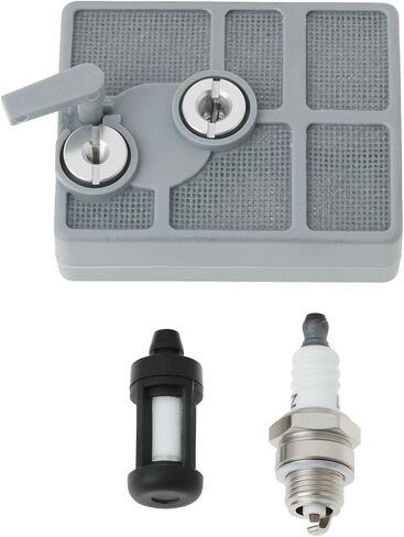 Create idea 3pcs Air Filter Petrol Filter and Spark Plug 11131201602 Compatible with Stihl 030 031 032 AV in Kuwait