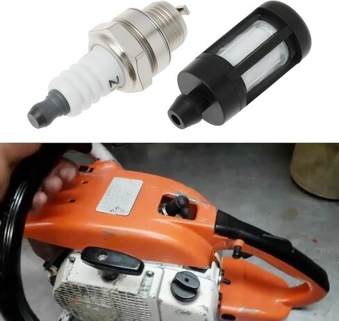 Create idea 3pcs Air Filter Petrol Filter and Spark Plug 11131201602 Compatible with Stihl 030 031 032 AV in Kuwait