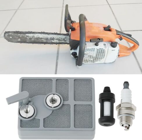 Create idea 3pcs Air Filter Petrol Filter and Spark Plug 11131201602 Compatible with Stihl 030 031 032 AV in Kuwait