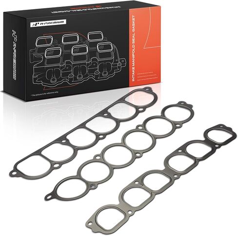 A-Premium Upper Fuel Injection Plenum Gasket Set Compatible with Mitsubishi Montero 2003 2004 2005 2006 in Kuwait