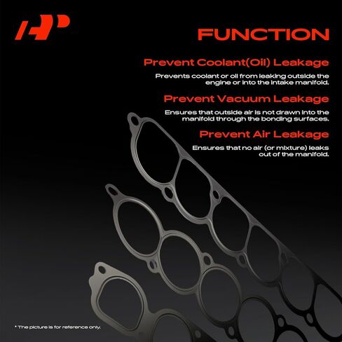 A-Premium Upper Fuel Injection Plenum Gasket Set Compatible with Mitsubishi Montero 2003 2004 2005 2006 in Kuwait