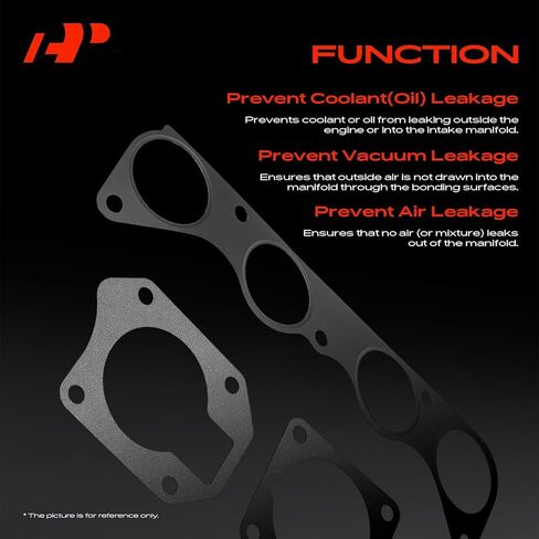 A-Premium Upper Fuel Injection Plenum Gasket Set Compatible with Honda CR-V CRV 2007-2009, Accord 2003-2007, Element 2003-2011 & Acura TSX 2004-2008, 2.4L in Kuwait