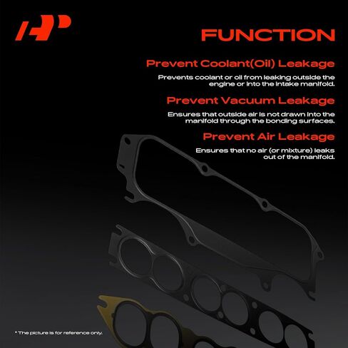 A-Premium Upper Fuel Injection Plenum Gasket Set Compatible with Nissan Pathfinder 2001-2004 & Infiniti QX4 2001-2003 in Kuwait