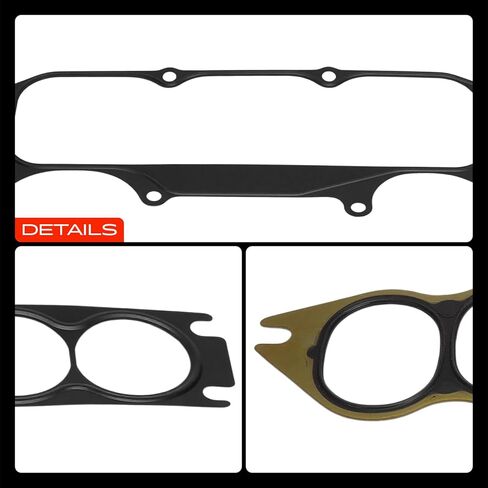 A-Premium Upper Fuel Injection Plenum Gasket Set Compatible with Nissan Pathfinder 2001-2004 & Infiniti QX4 2001-2003 in Kuwait