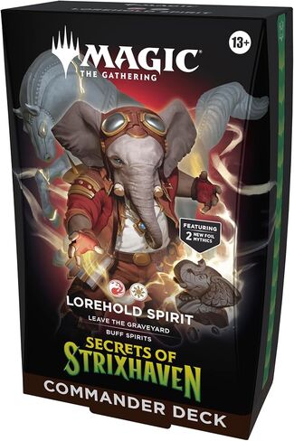 Magic: The Gathering Secrets of Strixhaven Commander Deck - Lorehold Spirit (100-Card Deck, Deck Box + Accessories) in Kuwait