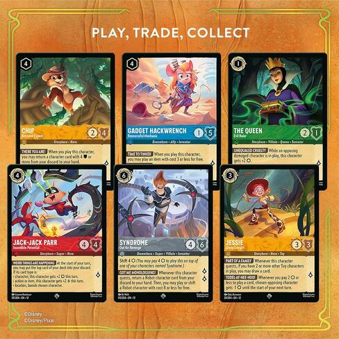 Ravensburger Disney Lorcana TCG: Wilds Unknown Booster Pack Display - 24 Packs with 12 Trading Cards Each - Ideal for Collectors & Disney Fans - Ideal for Ages 8+ in Kuwait