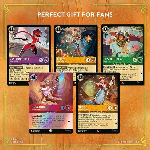 Ravensburger Disney Lorcana TCG: Wilds Unknown Booster Pack Display - 24 Packs with 12 Trading Cards Each - Ideal for Collectors & Disney Fans - Ideal for Ages 8+ in Kuwait