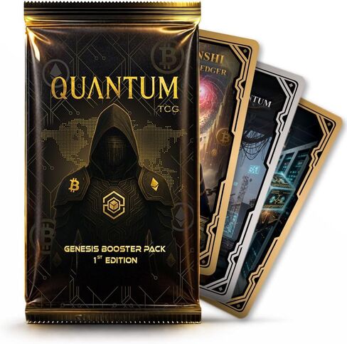 Genesis Edition - Limited Release - 7 Collectible Trading Cards - Rare Bitcoin & Crypto Reward Cards - Trading Card Game Booster Pack - Gifts for Cryptocurrency & Blockchain Fans in Kuwait