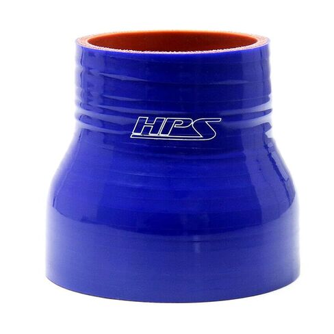 HPS HTSR-250-400-BLUE خرطوم توصيل مخفض من السيليكون بدرجة حرارة عالية 4 طبقات، أقصى ضغط 40 رطل لكل بوصة مربعة، طول 3 بوصات، معرف 2-1/2 بوصة > 4 بوصات، أزرق in Kuwait