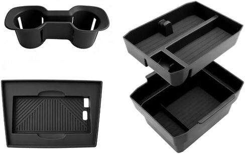 BIBIBO 2Packs for 2026 Subaru Outback Center Console Organizer 2026 Subaru Outback(Premium,Limited,Touring,Wilderness,Limited XT,Touring XT) Console Tray 2026 Outback Console Insert Tray-Double Layers in Kuwait
