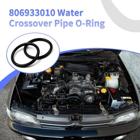 2-Pack 806933010 Water Crossover Pipe O-Ring (33.7x3.5mm) - متوافق مع 1993-2019 Subaru Impreza، WRX، STI، Forester، Outback، Legacy، Crosstrek، BRZ in Kuwait
