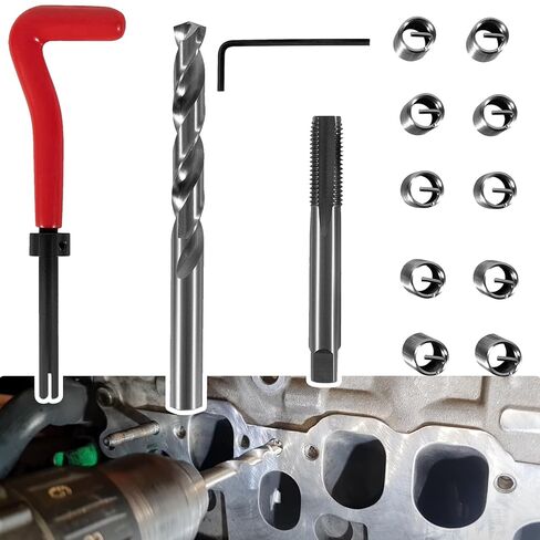YMT 1420 Head Thread Bolt Repair Tool Kit Fit for Honda B16 CR-V Accord Element RSX for Toyota M11.5mm x 1.5 Engine Cylinder Head Repair Kits in Kuwait