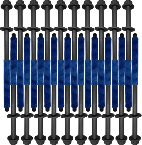 ES72798,GS33269,5R3E6065AA 1Set Engine Cylinder Head Bolts Compatible with Ford/VPG/Mobility Ventures/Qvale/Panoz (1999-2016) Replaces F5AZ6065A,F6AZ6065BA,14-10062-01,HB33055 in Kuwait