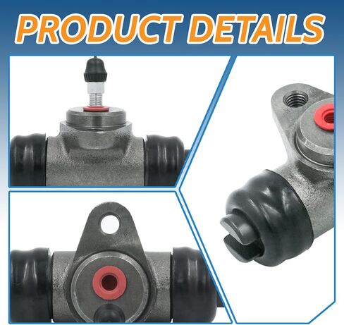 113611053A 113611053B Rear Drum Brake Wheel Cylinder 2-Pc Set Compatible with Select Volkswagen Models Beetle 1968-1978, Super Beetle 1971-1978, Karmann Ghia 1968-1974, Replace W93356 2741 in Kuwait
