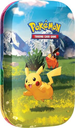 علبة صغيرة من Pokemon TCG: Mega Evolution — Ascend Heroes: Pikachu & Tepig (ورقة ملصقات واحدة، وبطاقة Pokémon Art Card، وحزمتان معززتان) in Kuwait