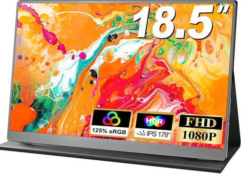 شاشة لمس 15.6 بوصة-Usparkle FHD1920×1080P IPS HDR 60 هرتز تعمل باللمس، شاشة لمس HDMI VGA DVI مع 10 نقاط متعددة اللمس، شاشة VESA مع مكبرات صوت، شاشة تعمل باللمس لأجهزة الكمبيوتر المحمول|كمبيوتر صغير in Saudi Arabia