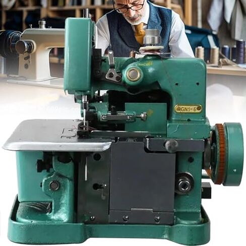 Overlock Sewing Machine -Adjustable Length, 3000 Stitches/Min, Metal Frame for Professional Hemming & Seam Finishing in Kuwait