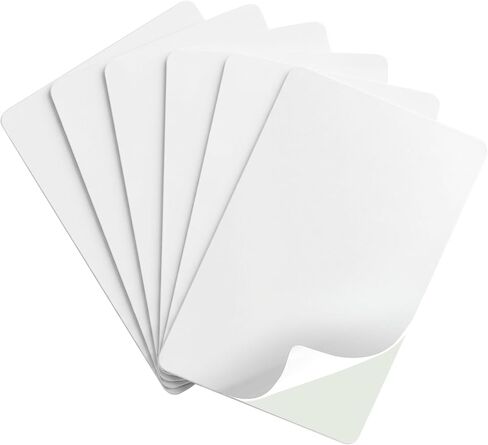 500 Pack - Bodno Premium CR80 10 Mil Mylar Adhesive Backed PVC Cards in Saudi Arabia