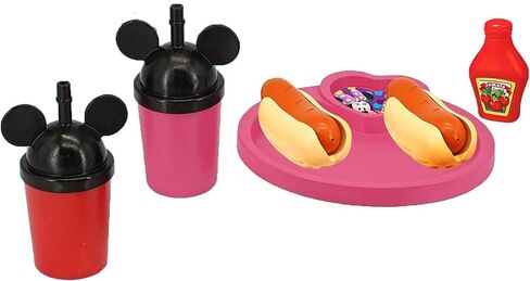 Kiddieland Minnie Mouse Lights & Sounds Camper Ride-On with Trailer, Interactive Foot-to-Floor Toddler Toy, Ages 12–36 Months, Storage, Pretend Play Accessories in Kuwait