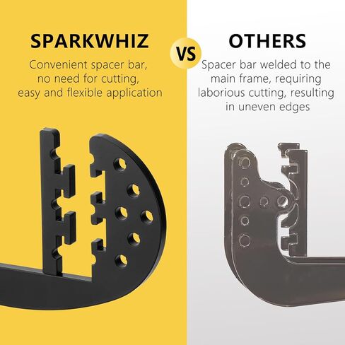SPARKWHIZ Heavy Duty RV Bumper Brackets, RV Bumper Storage Supports Rack fits 4inch to 4.5inch Square Bumpers in Kuwait