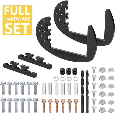 SPARKWHIZ Heavy Duty RV Bumper Brackets, RV Bumper Storage Supports Rack fits 4inch to 4.5inch Square Bumpers in Kuwait