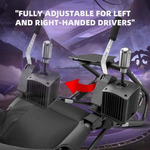 Banpingo Gearshift & Handbrake Holder – Compatible with Trophy-Style,Trophy - Logitech G, and Other Sim Racing Seats in Kuwait