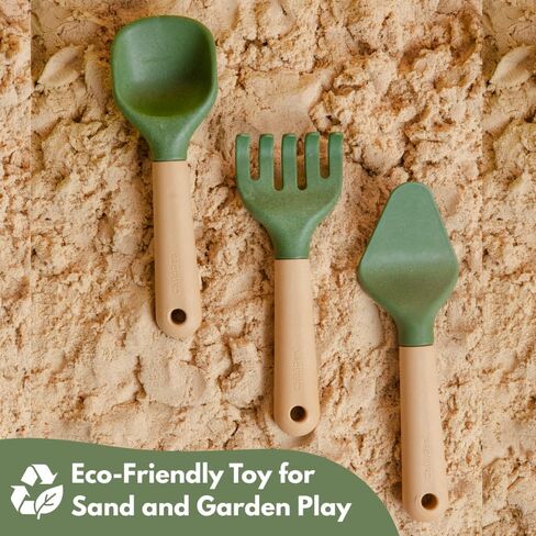ChildGen Gardening Tools Set, Mini Tools for Shaping Play Sand & Sensory Play, Creative Outdoor & Indoor Fun for Kids, Bioplastic Toy from Olive Pits in Kuwait