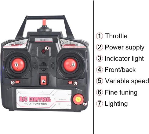 Large 75CM RC Helicopter Beginner Kids Toy 3.5CH Alloy LED Lights Remote Control Helicopter for Boys 8-12 Electric Remote Control Aircraft Airplane for Children Adults Gifts(2 Batteries in Kuwait