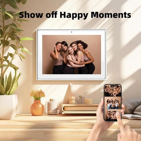 12.3 Inch Digital Calendar, 1920x1280 IPS Digital Picture Frame, 32GB Touch Screen Wall & Desk Digital Planner for Schedule, Photo Display, Meals, Chore Chart & Tasks in Kuwait
