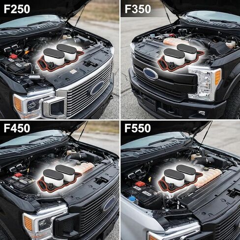 904-702 Crankcase Ventilation Filter for 2017-2019 Ford F-250 F-350 F-450 F-550 F650 F750 6.7L Powerstroke, Replaces FL-2077 GC4Z-6A777-A/B, CCV Breather Element in Kuwait