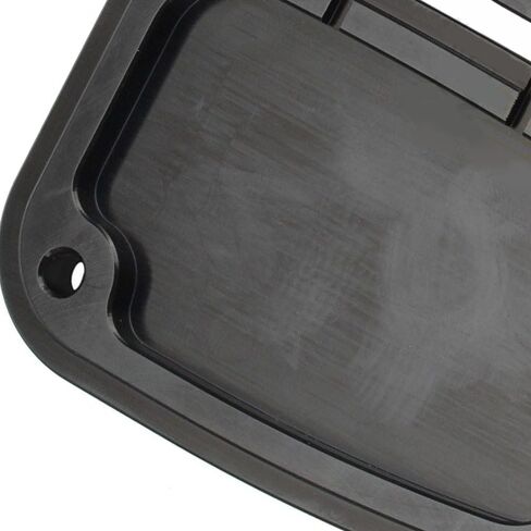 Front Rear Brake Reservoir Master Cylinder Cover, Motorcycle Brake Master Clutch Cylinder Covers, 2008-2017 Compatible with Harley FLH FLHX FLHX Road King Black in Kuwait