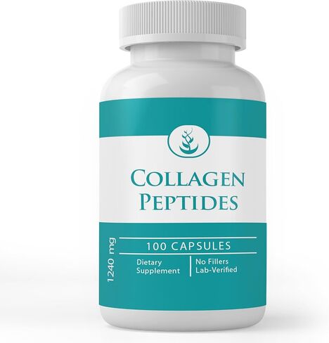Pure Original Ingredients Collagen Peptide, (100 Capsules) Pure, No Additives Or Fillers, Lab Verified in Saudi Arabia
