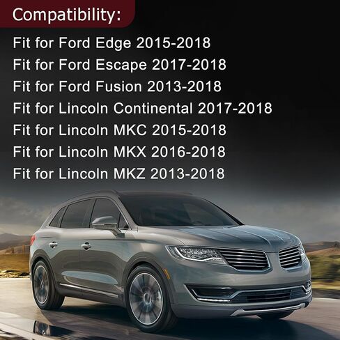 DG9Z2B712A محرك فرامل الانتظار الكهربائي الأيسر والأيمن مع حلقات إغلاق متوافقة مع Ford Edge Fusion Escape Lincoln MKC MKX MKZ 2013-2018 استبدل DG9Z2B713A in Kuwait