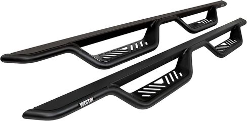 Westin 20-13935 Outlaw Drop Nerf Bars يناسب 2015-2026 F-150 SuperCab 2017-2026 F-250 F-350 F-450 F-550 SuperCab زوج أسود محكم in Kuwait