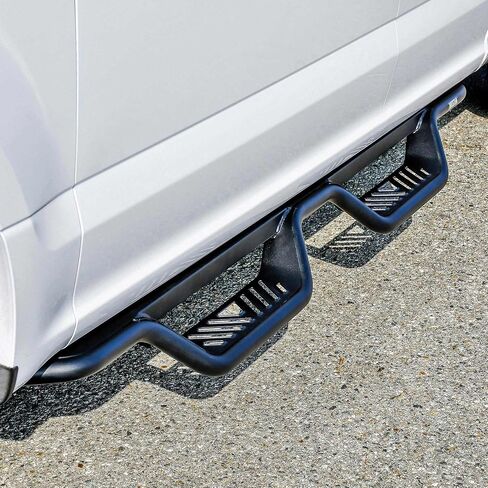 Westin 20-13935 Outlaw Drop Nerf Bars يناسب 2015-2026 F-150 SuperCab 2017-2026 F-250 F-350 F-450 F-550 SuperCab زوج أسود محكم in Kuwait