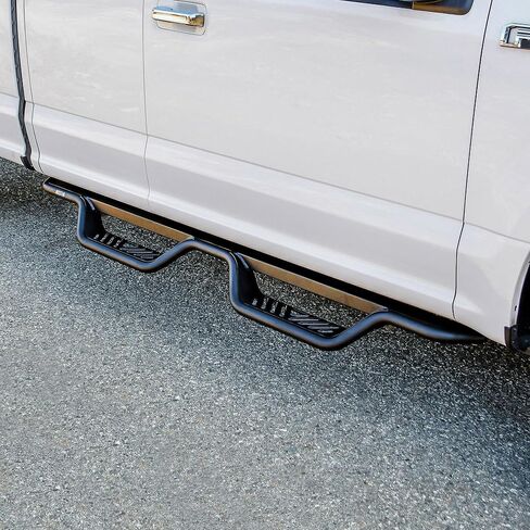 Westin 20-13935 Outlaw Drop Nerf Bars يناسب 2015-2026 F-150 SuperCab 2017-2026 F-250 F-350 F-450 F-550 SuperCab زوج أسود محكم in Kuwait