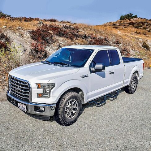 Westin 20-13935 Outlaw Drop Nerf Bars يناسب 2015-2026 F-150 SuperCab 2017-2026 F-250 F-350 F-450 F-550 SuperCab زوج أسود محكم in Kuwait