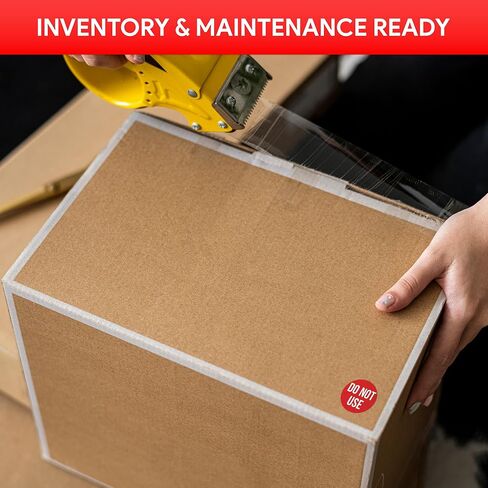 500pcs Do Not Use Sticker Roll, 1.5" Diameter Stickers for Inventory, Out of Order, Removable Adhesive, Perforated in Kuwait